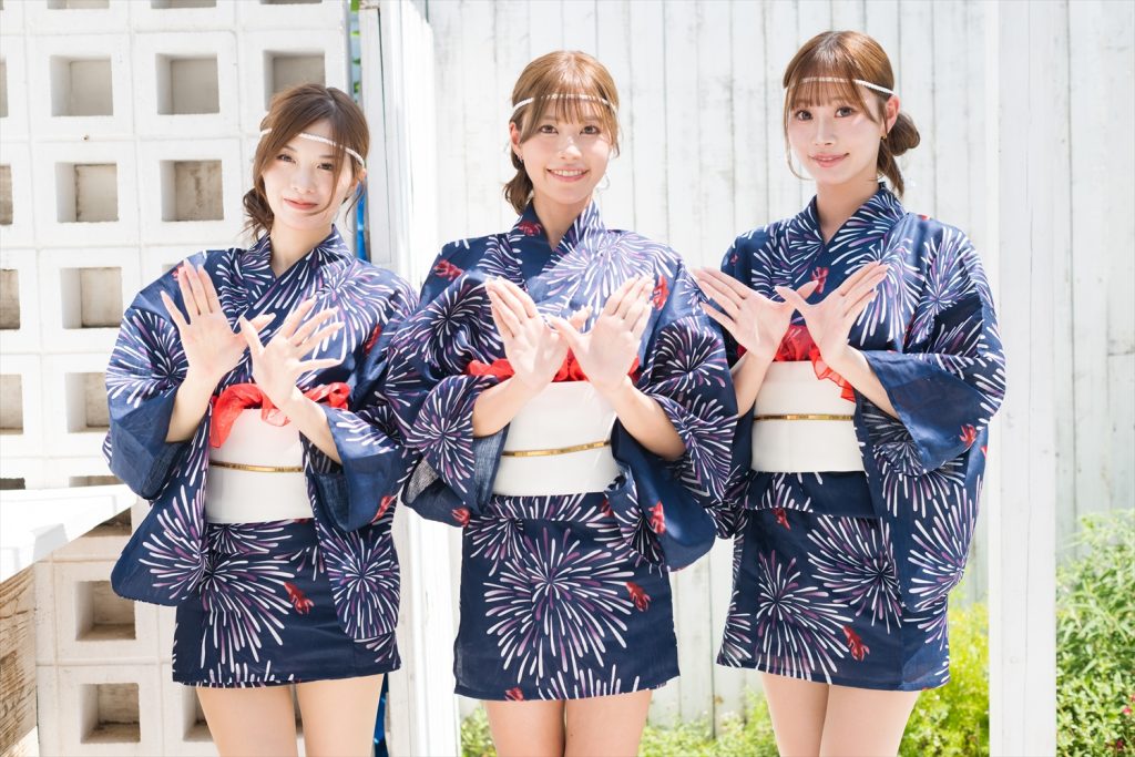 松田蘭、阿比留あんな、菊池音羽