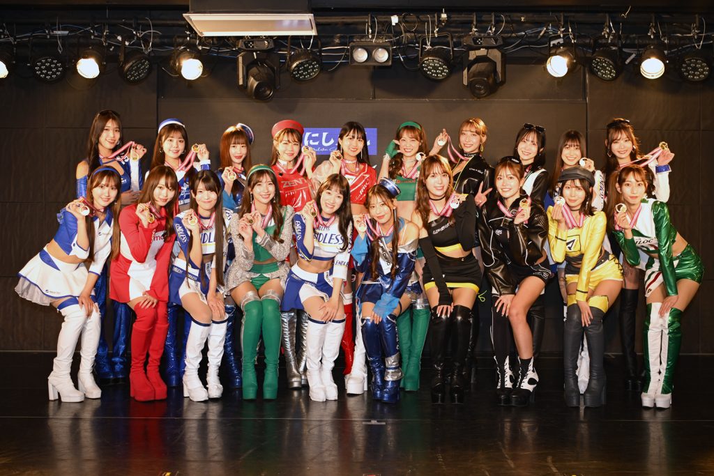 にしたんクリニック レースアンバサダーアワード2025 ファイナリストPR生放送出演ファイナリスト集合写真