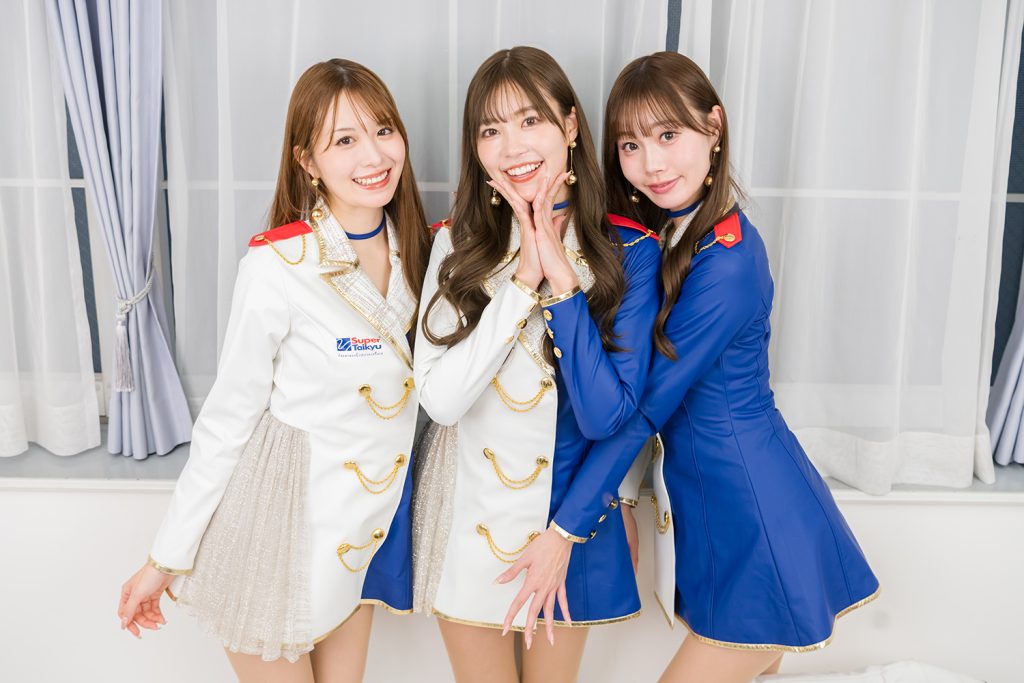 松田蘭、阿比留あんな、菊池音羽