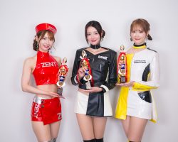 メディバンネップリ賞を受賞した相沢明日加さん、森谷花香さん、RiOさん にしたんクリニック レースアンバサダーアワード2025 ルーキーディヴィジョン